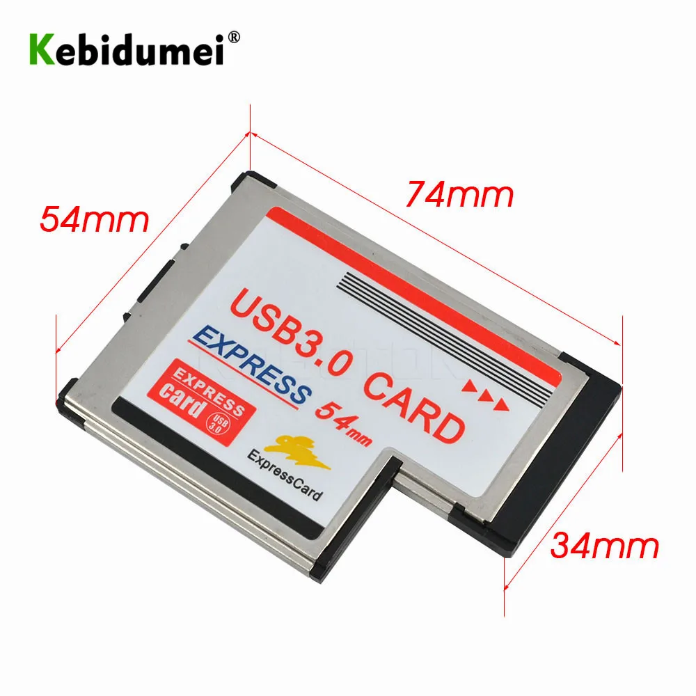 2 порта USB 3 0 концентратор экспресс карта 54 мм скрытый адаптер с драйверами CD для