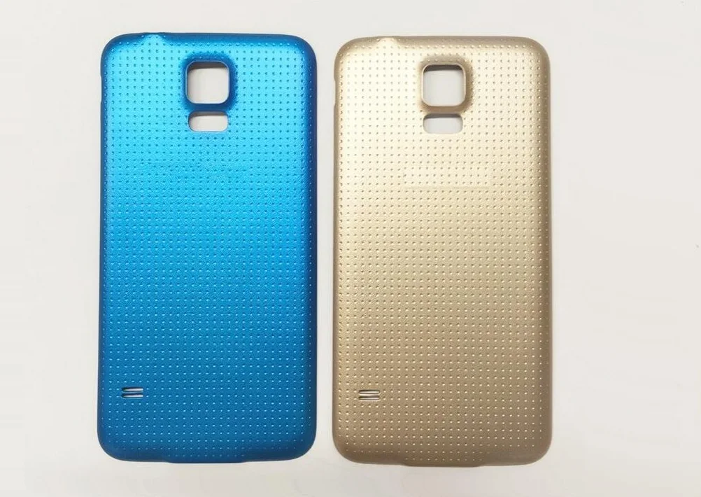 Задняя крышка батареи для samsung Galaxy S5 i9600 G900 задняя крышка корпуса для Galaxy S5 mini G800 задняя крышка чехол с 1х пленкой