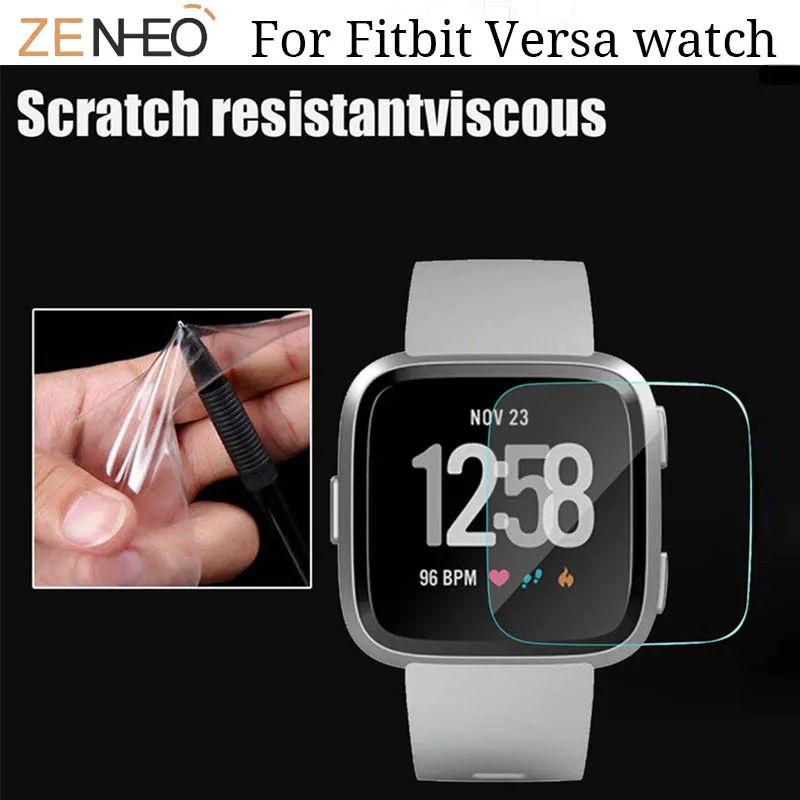 

3 шт./5 шт., защитная HD-пленка для смарт-часов Fitbit Versa