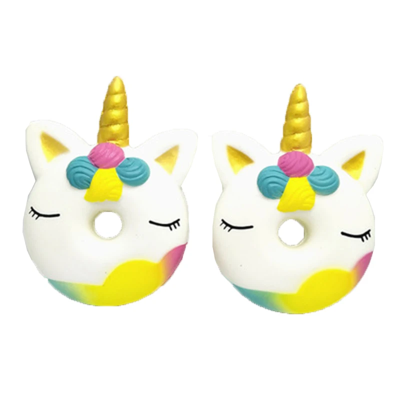 12 5 см медленно поднимающийся Единорог пончик мягкие для сжатия милый хлеб торт