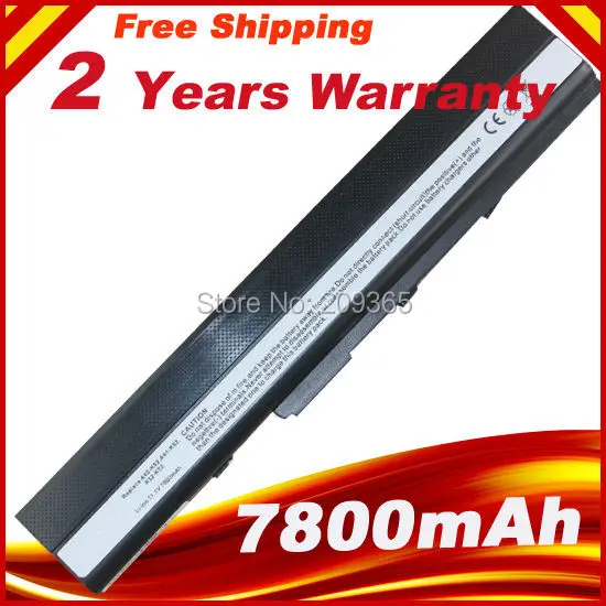7800mAh Аккумулятор для ноутбука ASUS K52J K52F A52 A52J K42 K42F K52N A31 K52 A32 A41 K52|Аккумуляторы