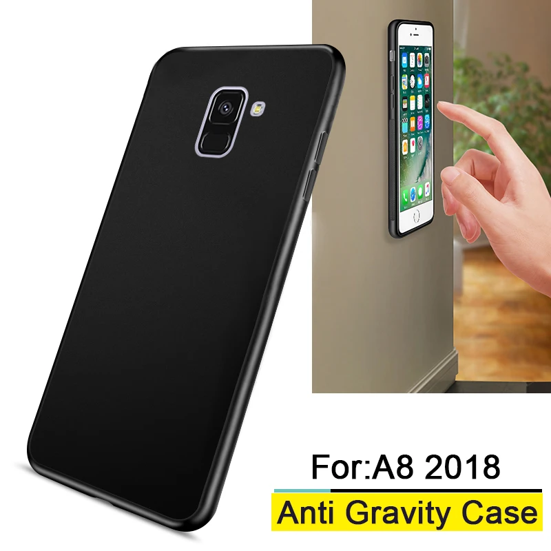 Антигравитационный чехол для samsung Galaxy A5 A7 A8 Plus магический чехол с нано-присоской рамка АДСОРБИРОВАННЫЙ чехол для samsung A7 - Цвет: Anti-Gravity