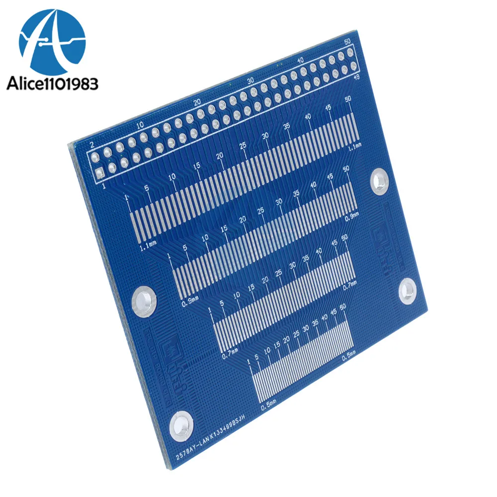 Плата адаптера для DIP TFT LCD SMD от 0 5 мм до 1 2 адаптер Pin Pitch плата FPC 3 дюйма