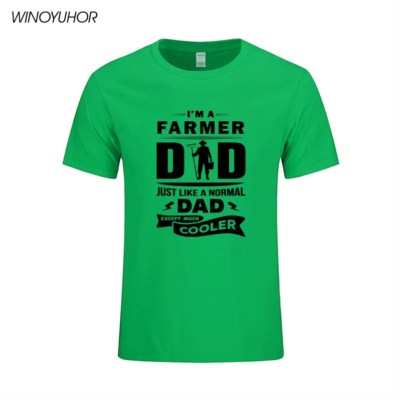I'M A Farmer Dad Футболка мужская Забавная подарок на день отца повседневные футболки