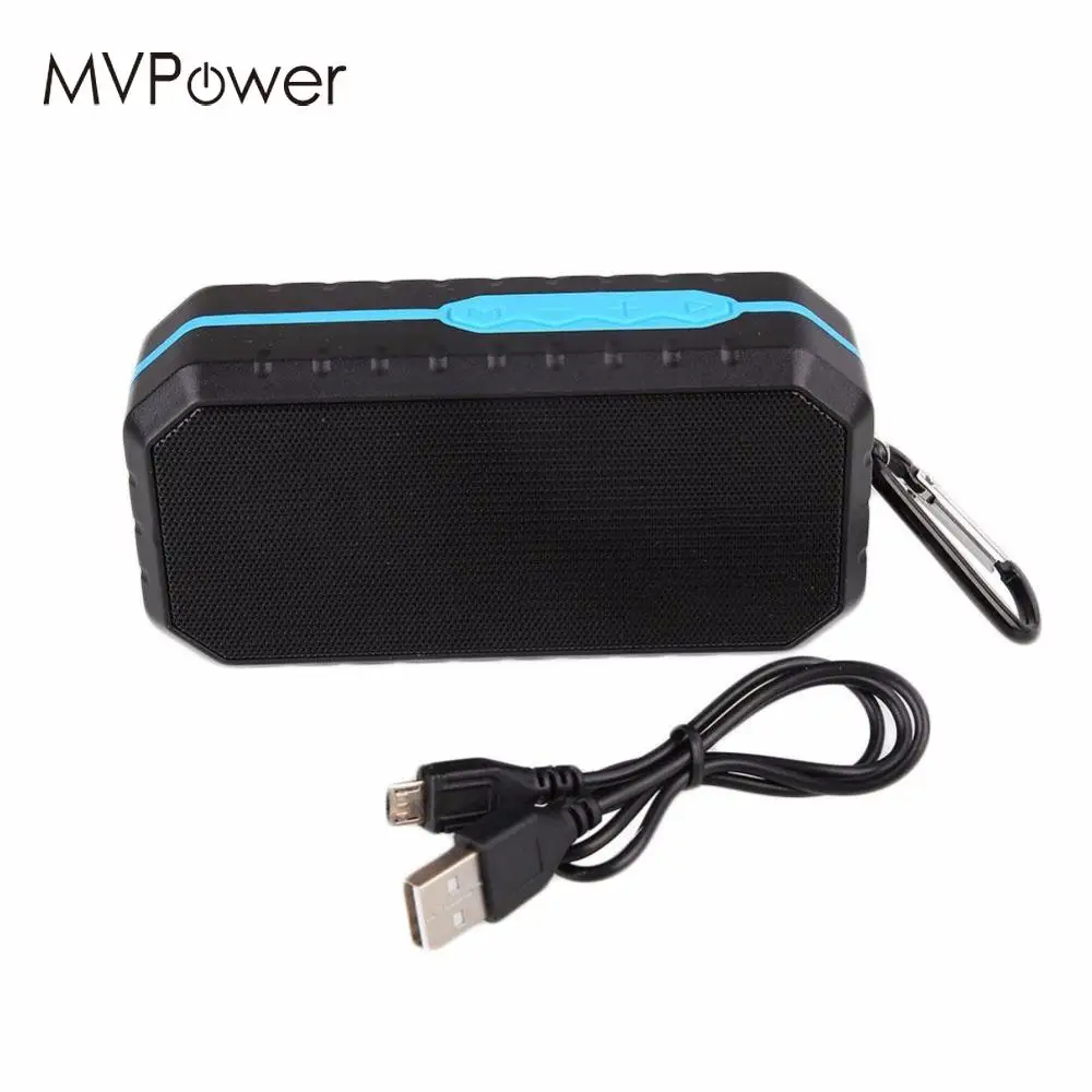 MVpowe Водонепроницаемый Открытый мини беспроводной Bluetooth динамик с микрофоном