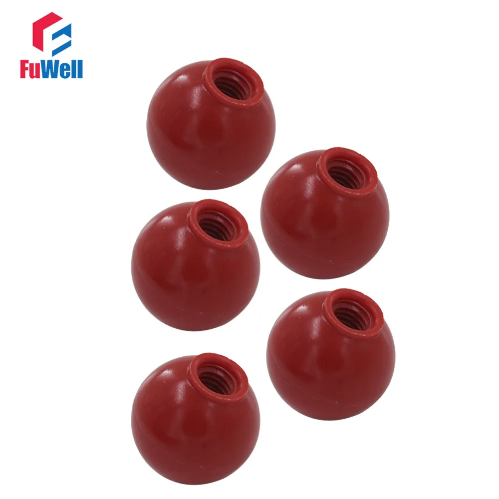 Ручки шариковые без вставки M5/M6/M8/M10/M12/M16 5 шт.|threaded ball knobs|knob threadedknob red |