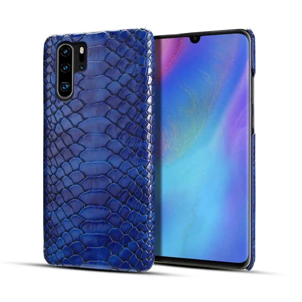 Boucho кожаный чехол для телефона из змеиной кожи для huawei P30 P20 lite Pro mate 20 RS P30lite P20pro P20lite P30pro 20RS жесткий чехол из поликарбоната