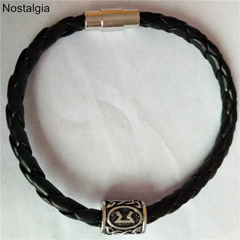 Nostalgia Vikingos Norse ювелирные изделия троица Валькнут Vegvisir бусины компас Vikingo руны амулет Викинг браслет славянские аксессуары - Окраска металла: PERTHRO