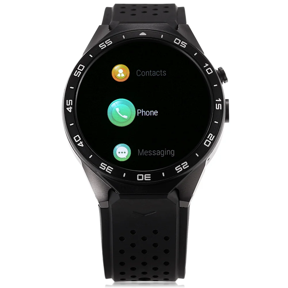 KingWear KW88 3G Smartwatch Phone Android 5.1 MTK6580 Quad Core 512MB 4GB GPS Pedometer 1.39'' Screen Smart Watch | Электроника