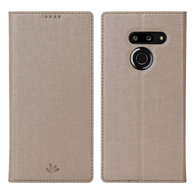 Чехол для телефона LG g7 G8 ThinQ V40 V50 ThinQ противоударный флип-чехол для телефона из натуральной кожи защитный чехол для LG G6 G9 G7 Fit - Цвет: gold