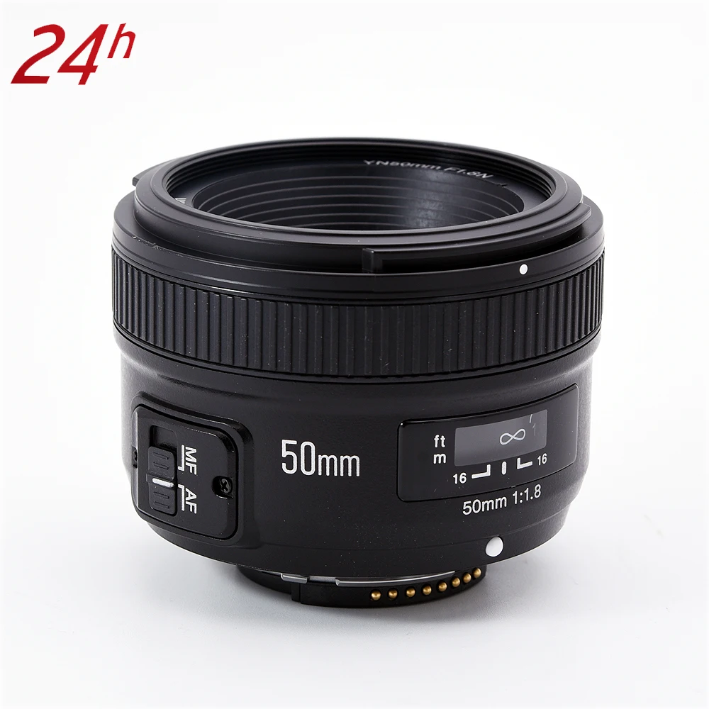 YONGNUO YN50MM F1.8 Большая диафрагма автофокус и ручной режим фокусировки для объектива
