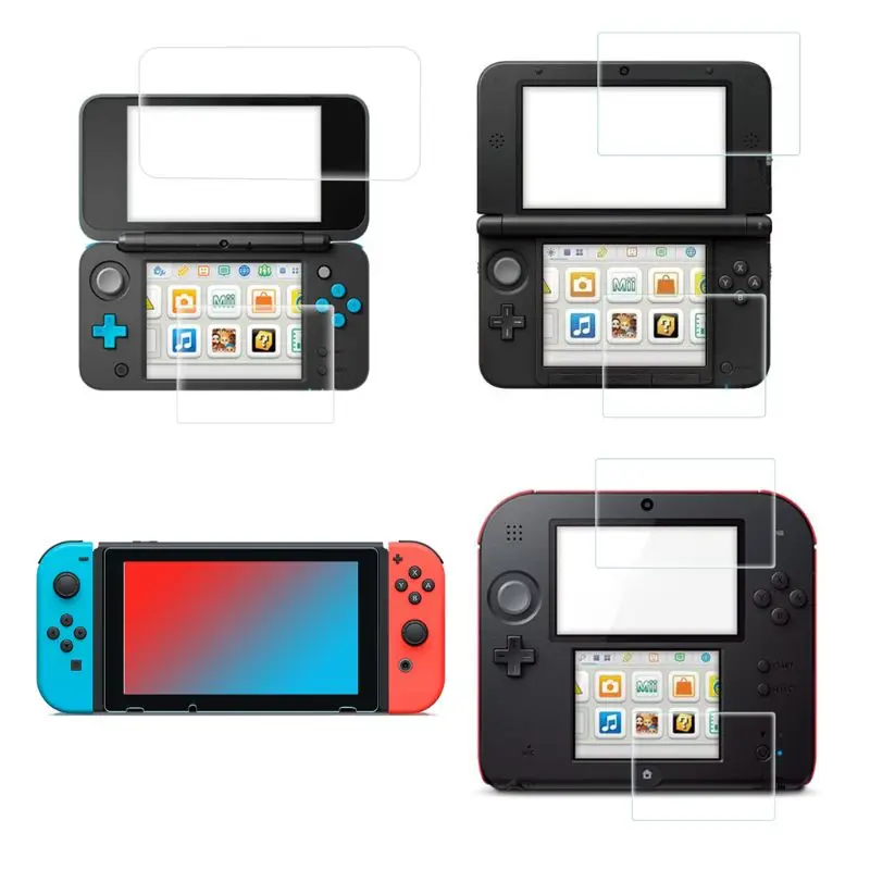 5 шт. прозрачная защитная пленка для экрана Nintendo Switch 2DS NEW LL 3DS XL|Запасные части| |