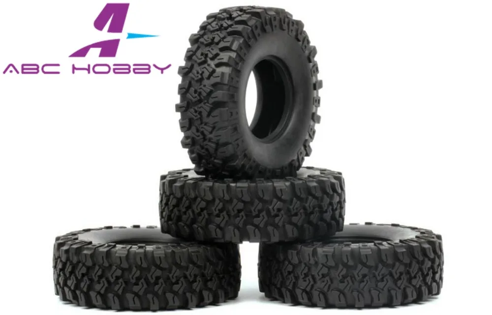 105 мм Рок Гусеничные Шины для 1/10 RC автомобиля CC01 Rc8WD D90 D110 SCX10 1 9 4 шт. tamiya Trx4 осевой