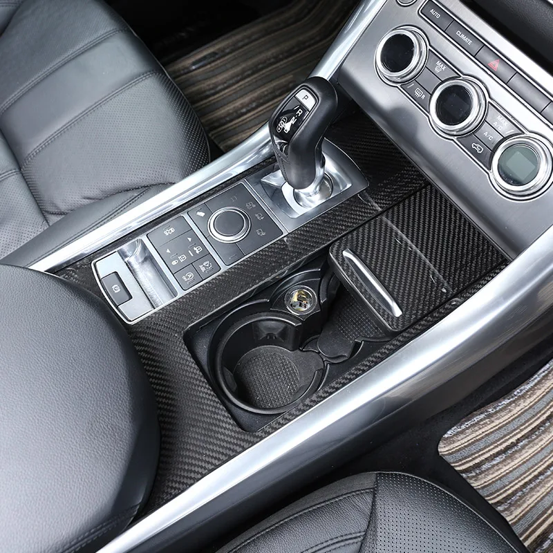 Настоящее углеродное волокно для Land Rover Range Sport 2014 2017 Крышка центральной панели