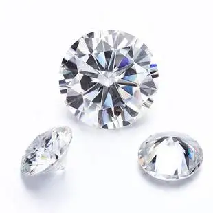 0.23CT 4.0mm Round Carbon Loose Test Positive test positive Brand VS1 G Color Moissanite Diamond Brilliant | Украшения и
