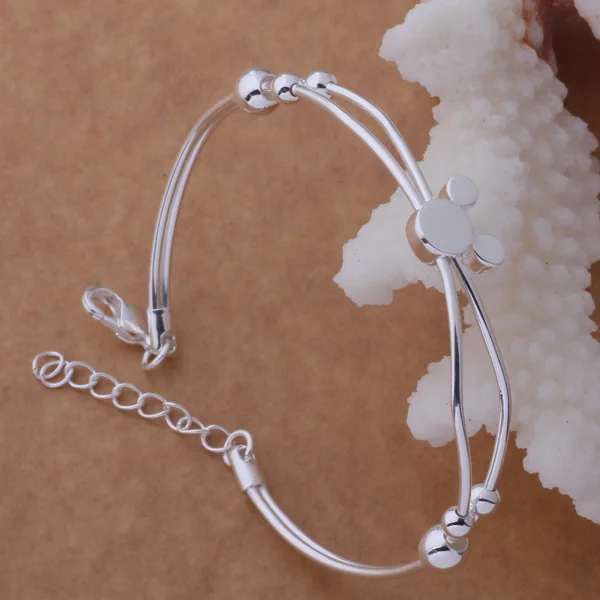AB034 wholesale silver color bracelet fashion jewelry mikey /gfdaowka cqsalhza | Украшения и аксессуары