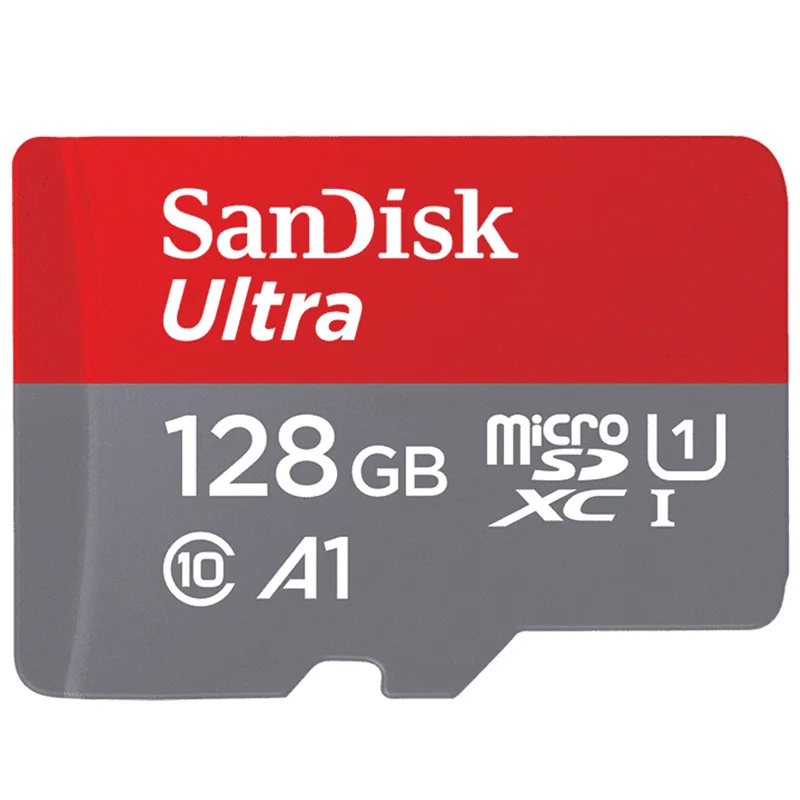 128GB Двойной Флеш-накопитель SanDisk карты памяти SDXC Флэш карта Micro SD карта C10 U1 A1 ультра UHS-I карт TF объемом до 100 МБ/с. 128 ГБ Ёмкость - Емкость: 128GB
