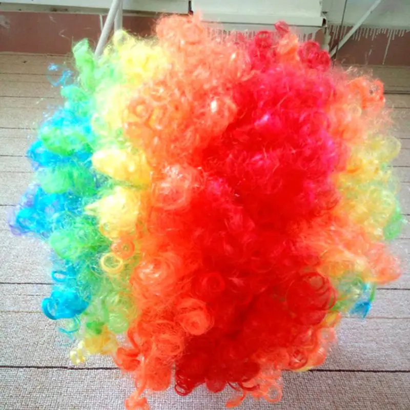  Новый смешной латексный с волосами Рождественский костюм вечерние маски клоуна