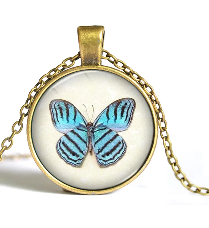 Женское винтажное ожерелье с подвеской-бабочкой | Украшения и аксессуары