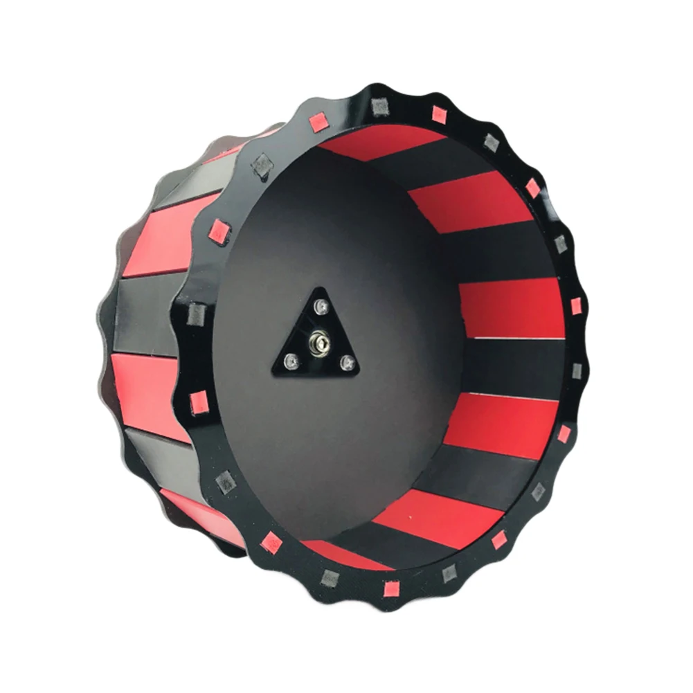 Black Red Бесшумный ролик хомяк бегущая мышь для упражнений мыши беговое колесо игрушечные домашние питомцы - Цвет: Black Red