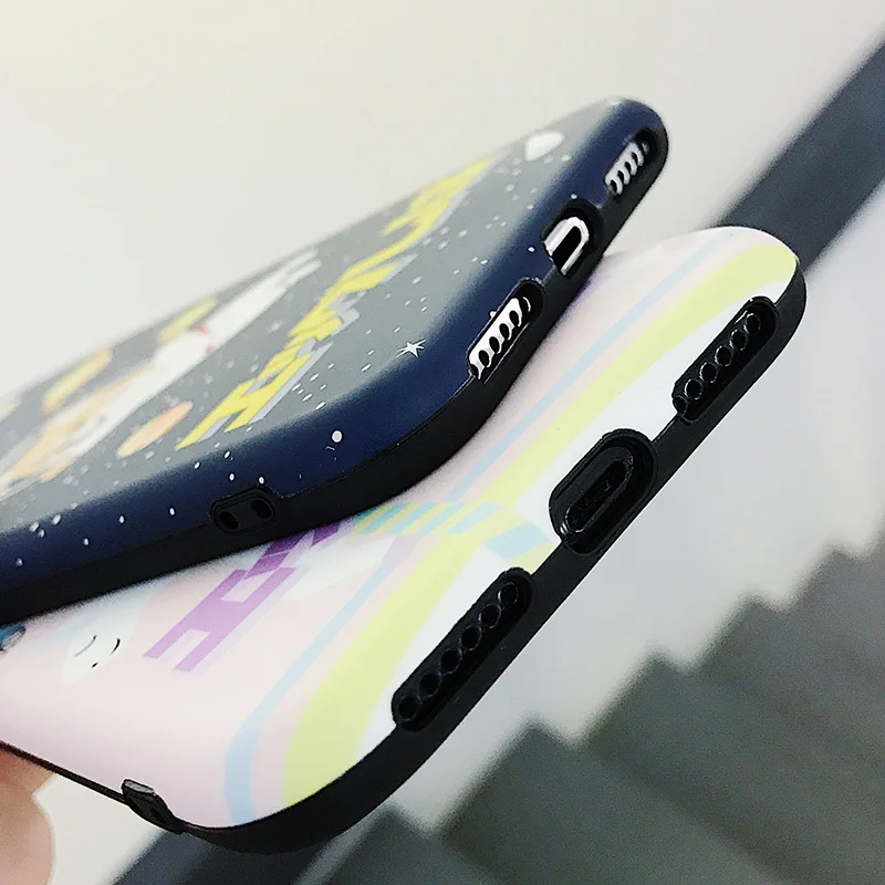Милая собака чехол для iPhone 8 плюс Чехол 7 X XR XS Max 6 s модные мягкие силиконовые IMD