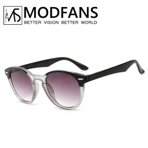 Очки для чтения с затемненными линзами, винтажные круглые, диоптрии серого цвета с защитой от ультрафиолетовых лучей при пресбиопии, 1,0, 1,5, 2,0, 2,5, 3,0, 3,5, с эластичной дужкой