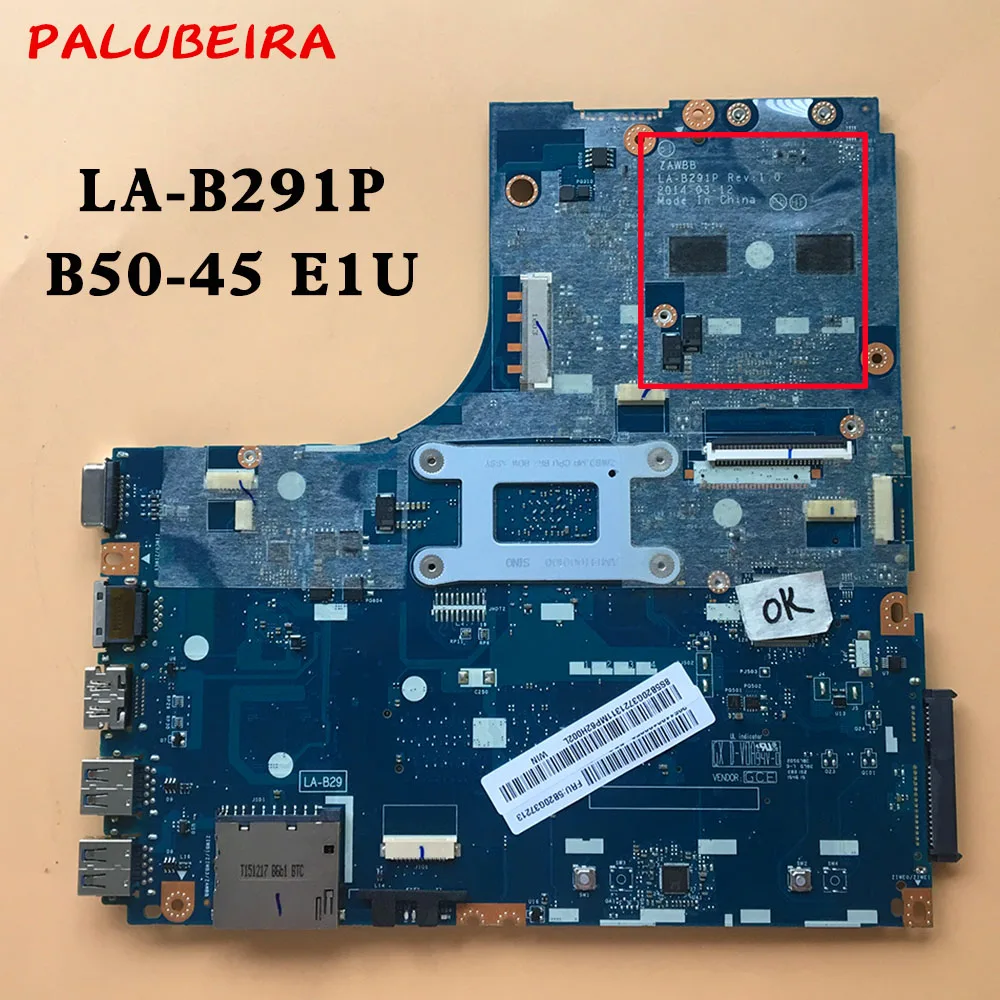 Материнская плата PALUBEIRA для ноутбука LENOVO 100% тестирование материнская и ПК