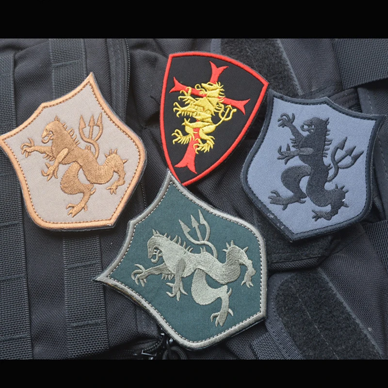 

Souvenirs Embroidered Patch Navy Seal Team 6 Devgru Lion Tactical Patch Stickers Military Pride Badges For Clothes Backpack hat