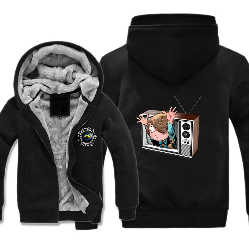 

Japan anime Hakaba Kitarou jacket cosplay Hoodie Costume Zipper Otaku Sweatshirts Costume Clothes coat winter Hoodie