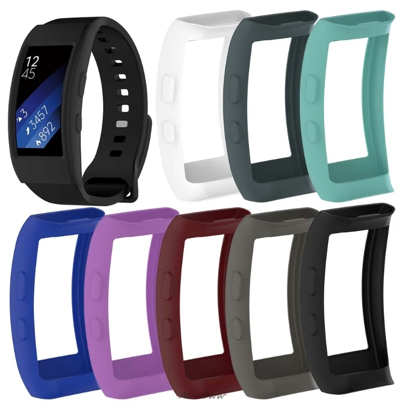 Силиконовый чехол для часов защитный Samsung Gear Fit 2 Pro SM R360 S927|Смарт-аксессуары| |