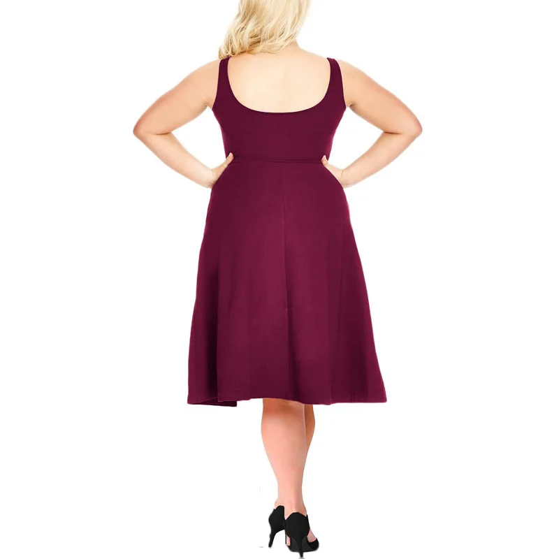 Женские 2018 пикантные летние большие размеры 3XL 8XL 4XL 5XL 6XL 7XL скейт вечерние платье