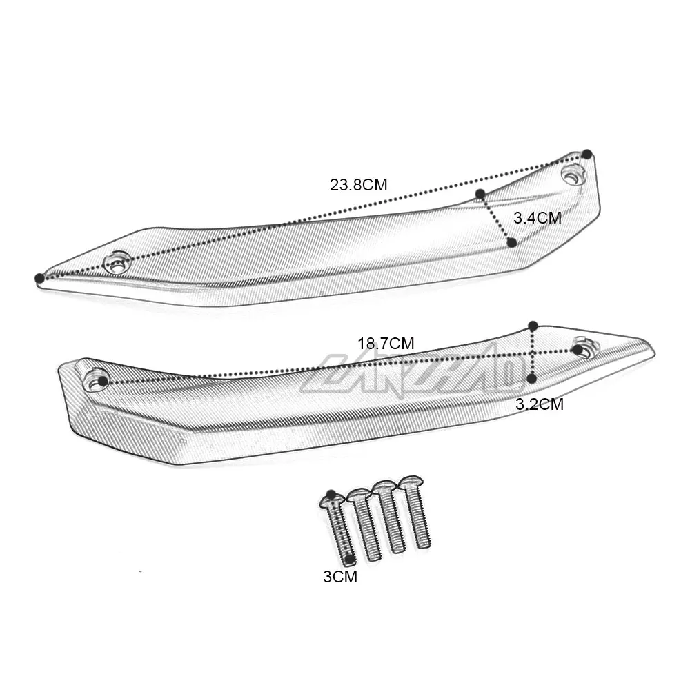 CNC алюминиевый кронштейн для крепления лобового стекла мотоцикла крышка