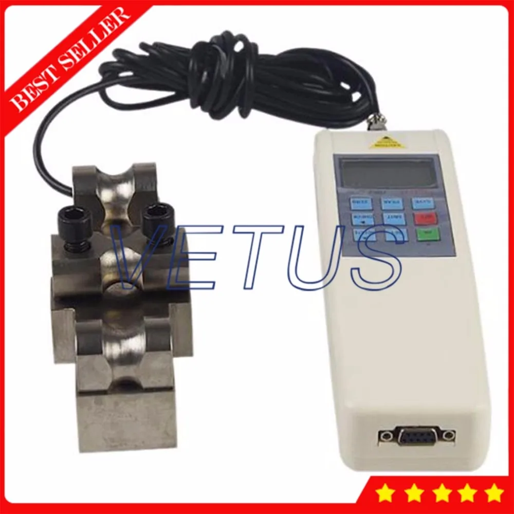 HD-10T 100KN Rope Tension Gauge Tensiometer with Digital Pressuremeter Five Test Patterns Three Display Mode Function | Инструменты