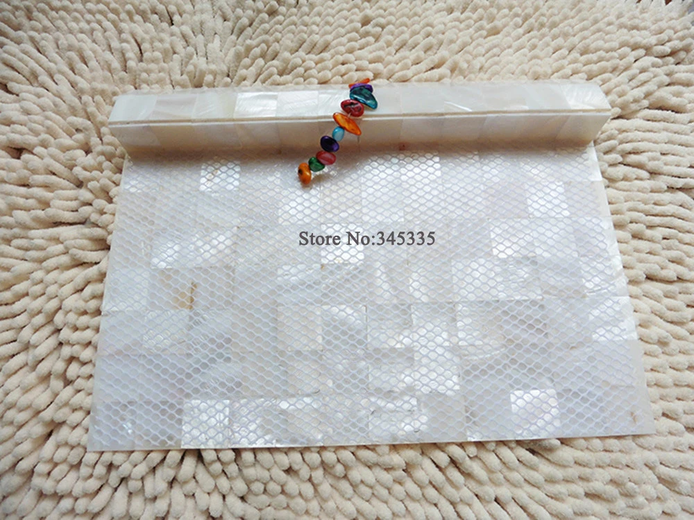 11 шт превосходный белый корпус мозаичная плитка перламутровая бесшовная бар