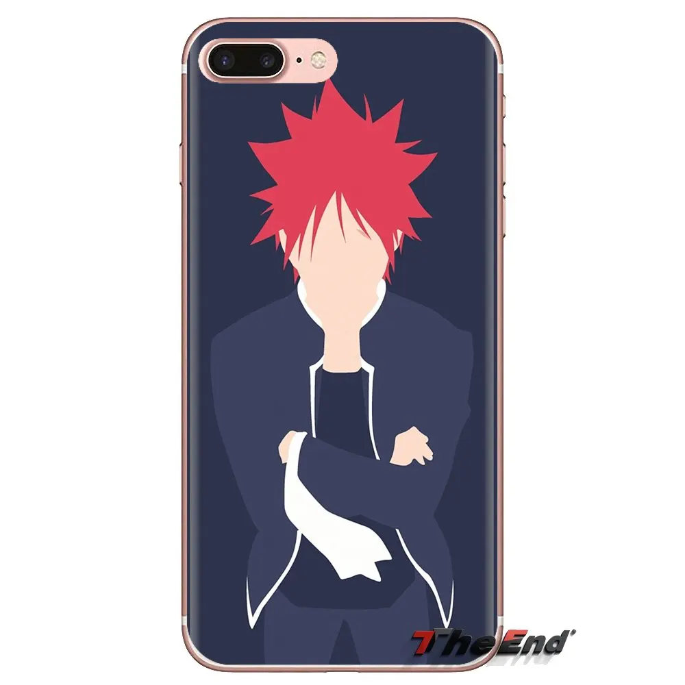Прозрачный чехол из ТПУ аниме Shokugeki no Soma для Huawei G7 G8 P7 P8 P9 P10 P20 P30 Lite Mini Pro P Smart Plus 2017