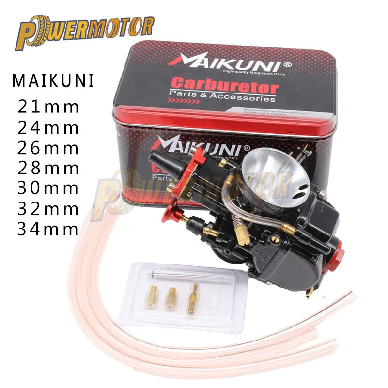 21 24 26 28 30 32 34 мм части двигателя мотоцикла универсальный черный Mikuni Maikuni карбюратор PWK части скутеры с силовой струей ATV