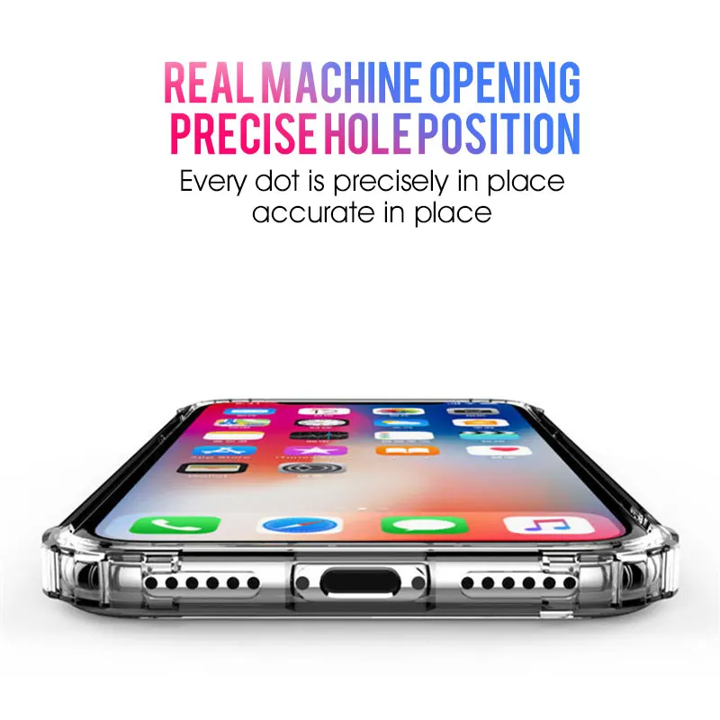 Мягкий чехол на iPhone 11 Pro Max противоударный ясное прозрачное покрытие для iPhone 11Pro X XS MAX XR 6 6S 7 8 Plus Shell