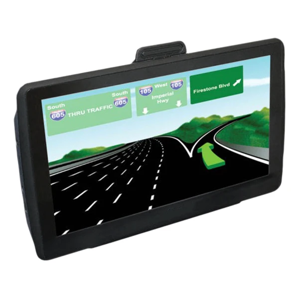 7 дюймовый автомобильный Gps навигатор емкостный Экран 8G 256Mb Mp3/Mp4 голос дальнего