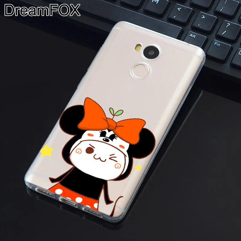 DREAMFOX L329 мода мультфильм животных силиконовый чехол-накладка из мягкого ТПУ чехол