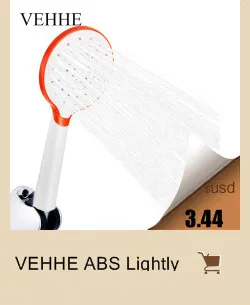 VEHHE 300 отверстия высокого давления душевая головка s ABS хром Ванная комната ручной экономии воды Насадка распылитель насадка для душа аксессуар
