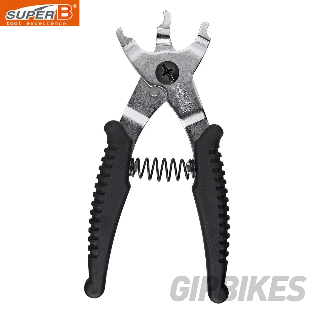 TB-3323 Супер B 2In1 цепи Магия Пряжка Ремонт Removal Tool мини-велосипед открыть закрыть велосипед мастер ссылка плоскогубцы Велоспорт ремонт инструмента TB-3323 - Цвет: TB-3323