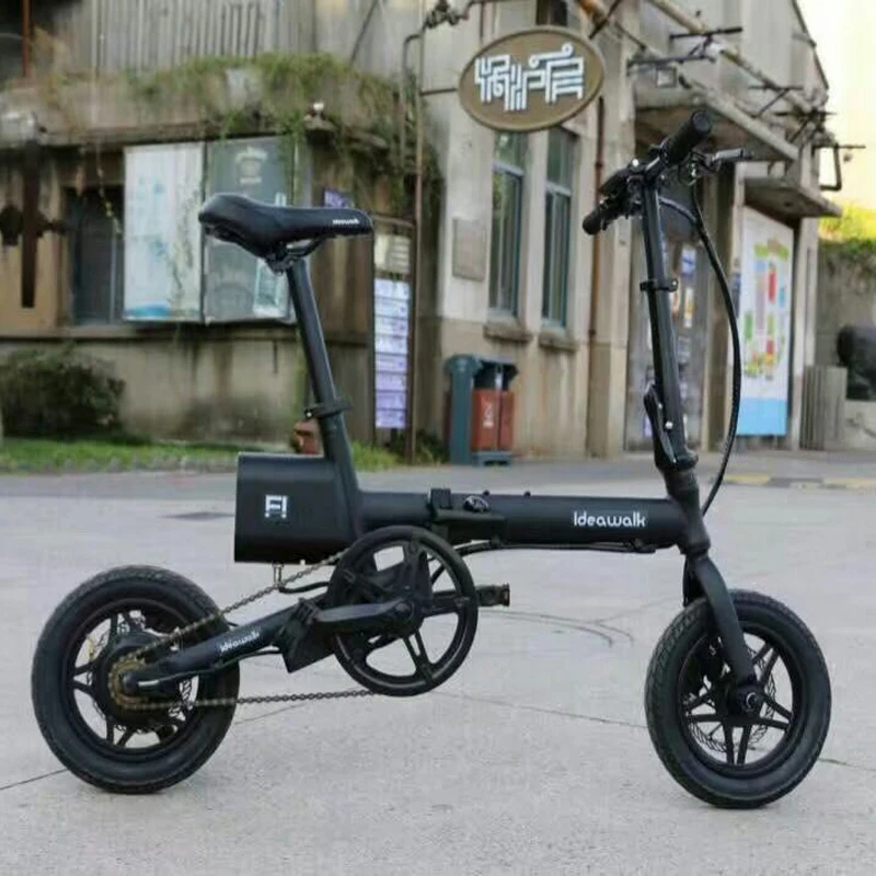 12inch electric folding bicycle intelligent mini bike instead of walking Light | Спорт и развлечения