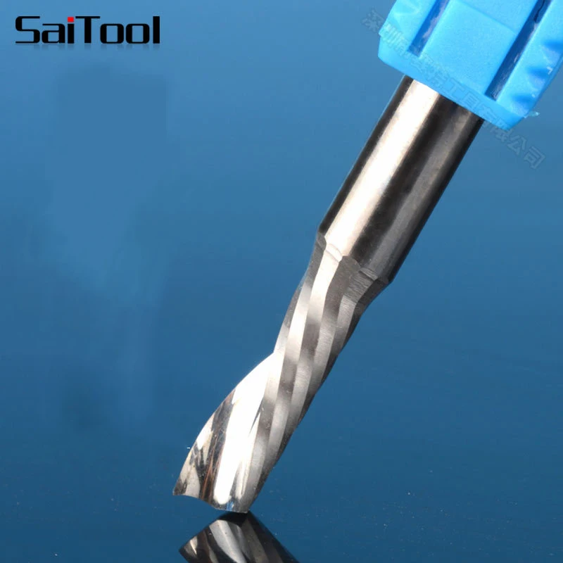 

17 single-edged helical milling cutter acrylic density board PVC advertising engraving knife computer engraving machine tool