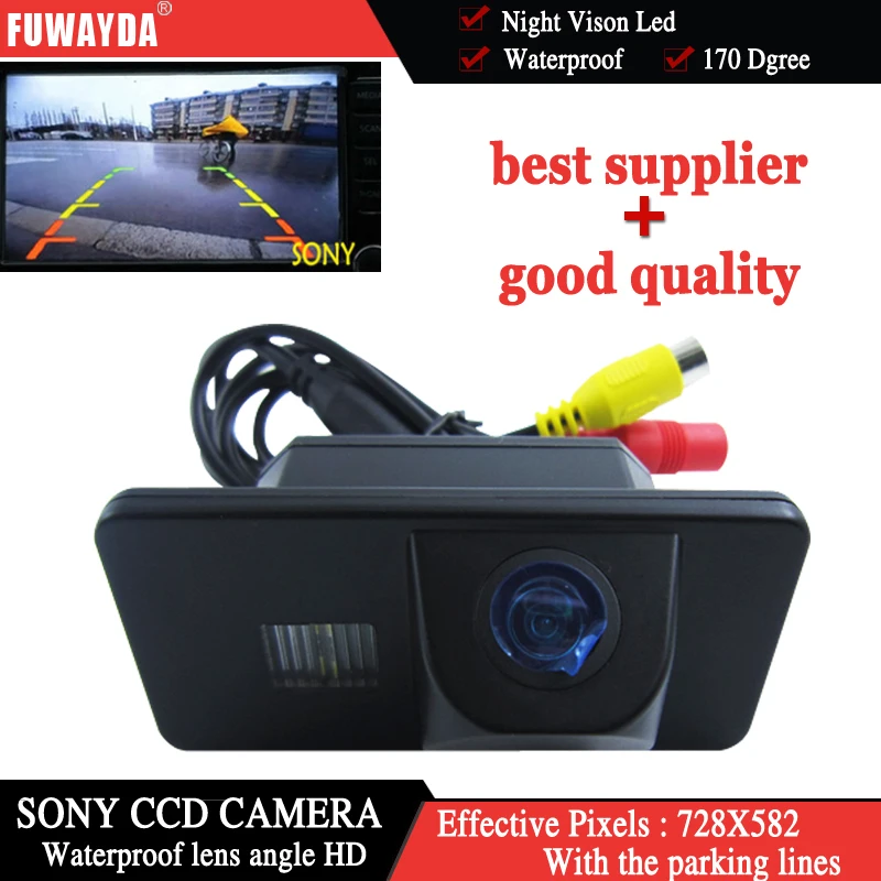 FUWAYDA FOR SONY CCD HD Car RearView Reverse Back Up Parking Camera 170 degree for BMW E81 E87 E90 E91 E92 E60 E61 E62 E64 X5 X6