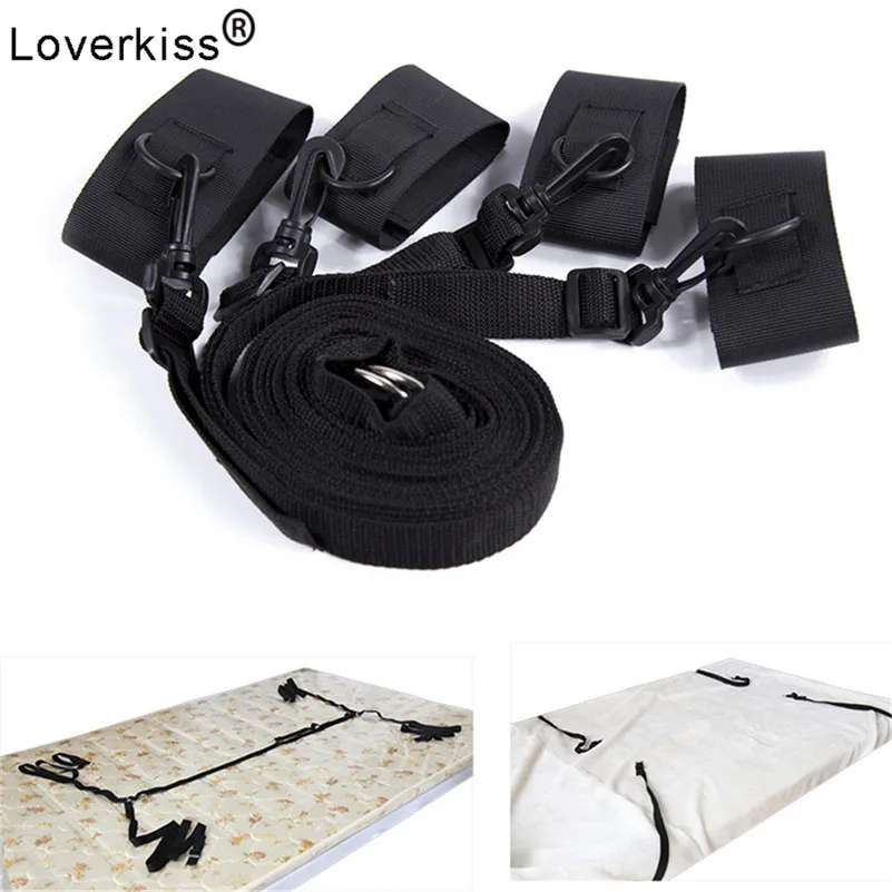 Under Bed Restraint BDSM Bondage Restraints Sex Handcuffs Eye Mask Strap Slave Adult Games Erotic Toys for Women Couple | Красота и