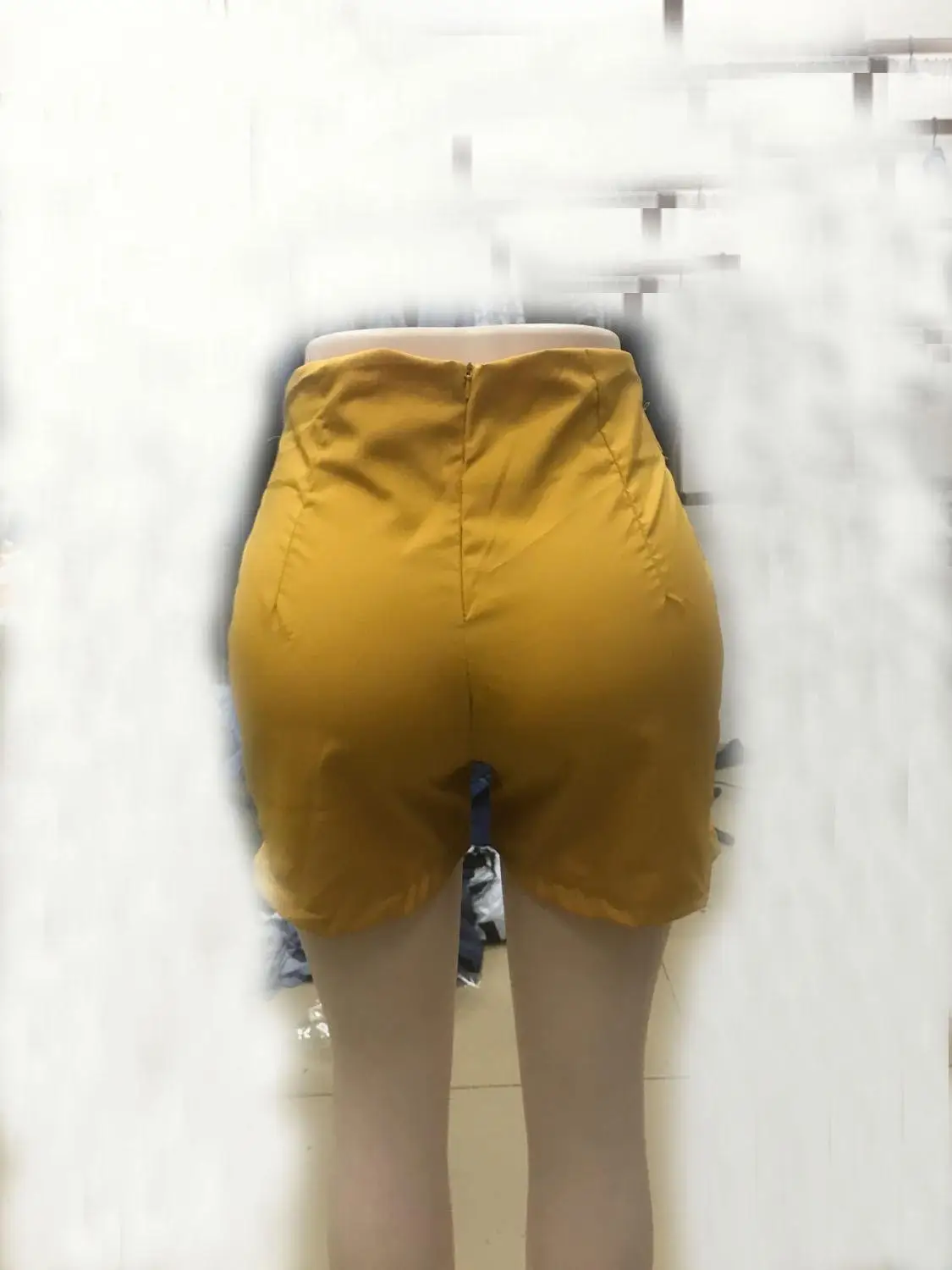 Женские шорты с высокой талией повседневные однотонные пляжные черного красного