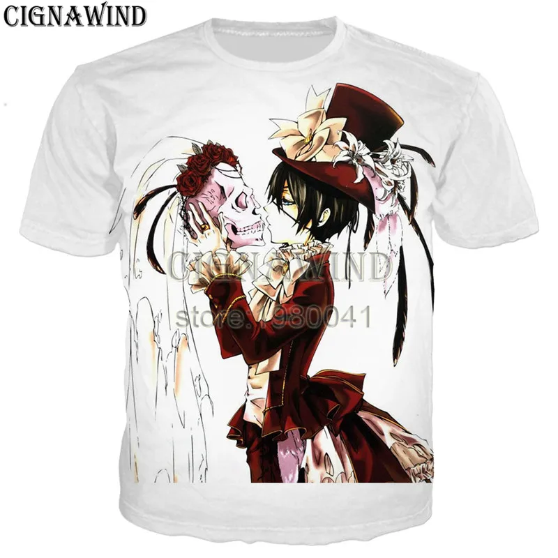 Футболка Мужская/Женская с 3D принтом Классическая рубашка Батлера и аниме