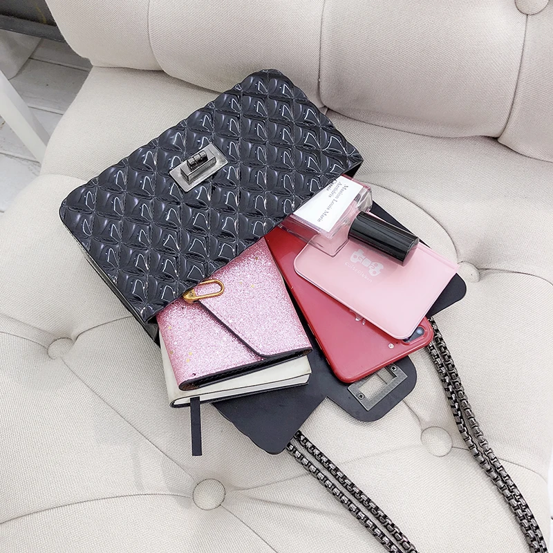 

Classical Plaid Handbags For Female Fashion Jelly Shoulder Bags Small Pouch bolsa feminina
