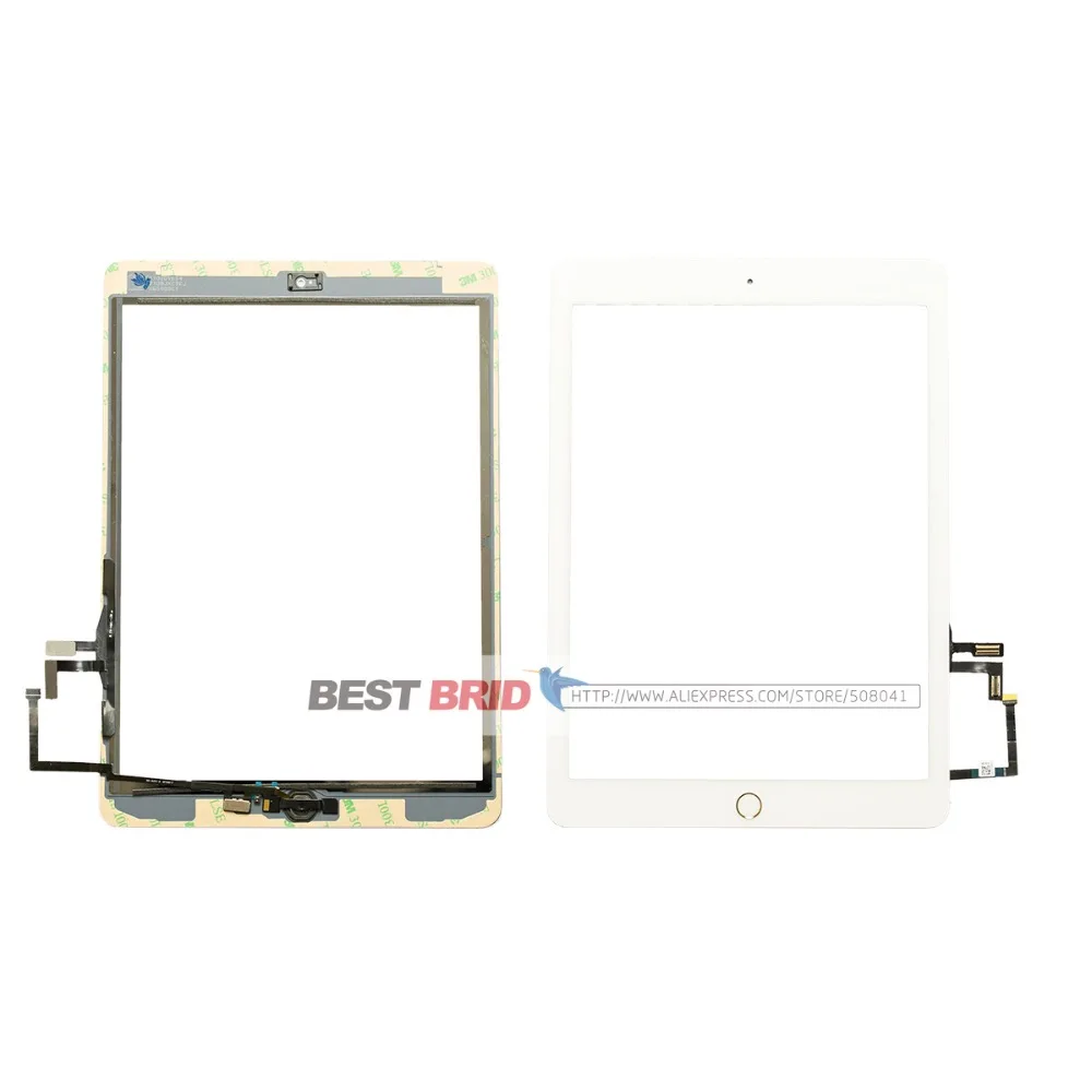 10 шт./лот 2017 A1822 A1823 сенсорный экран для iPad 5th поколения 5 планшета внешний панель