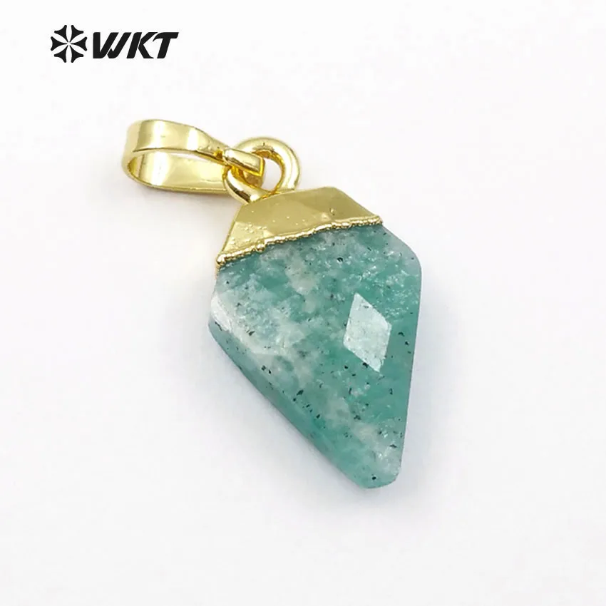 WT P1401 крошечная Стрела В Форме Натурального Камня кулон из нескольких камней с